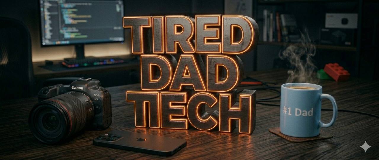 Tired Dad Tech banner
