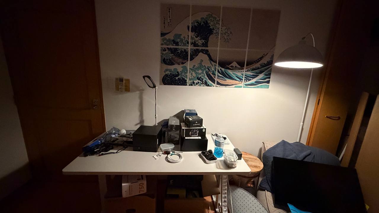 Filming and build desk